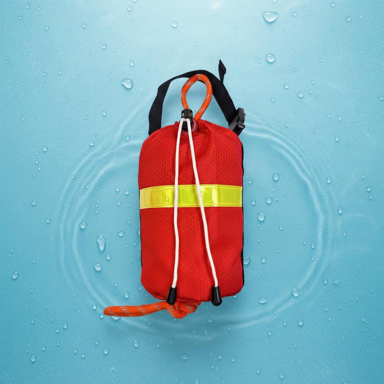 水上救助用投擲バッグ、防水性、浮力あり、高視認性、ボート用。 - Rescue Rope Throw のレビューと価格