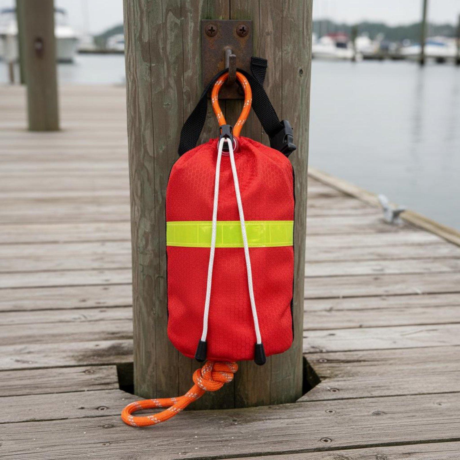 水上救助用投擲バッグ。耐摩耗性に優れた浮力のあるロープバッグ - Rescue Rope Throw のレビューと価格