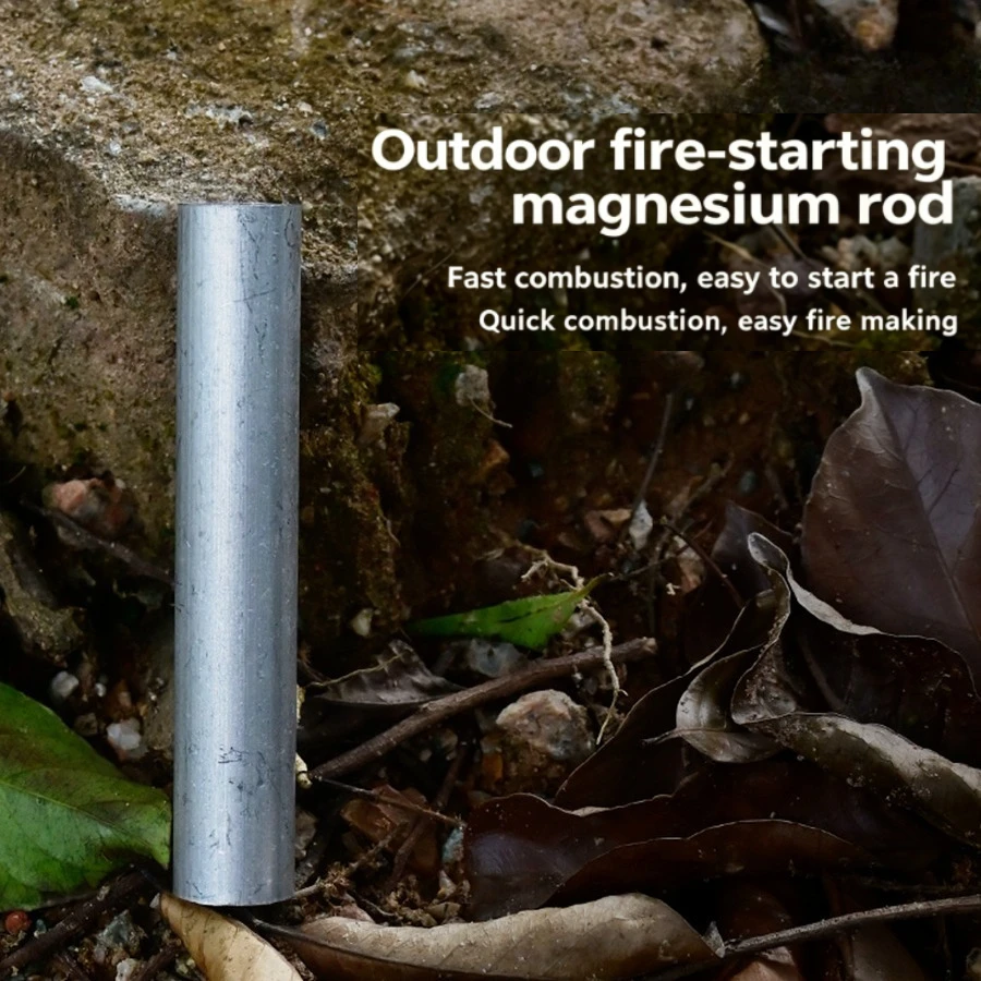純マグネシウム製のロッド型着火剤。アウトドアキャンプやサバイ - Magnesium Fire Starter のレビューと価格