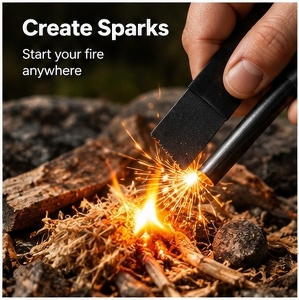 10個入り、キャンプ、ハイキング、アウトドア、緊急時用のマグ - Magnesium Fire Starter のレビューと価格
