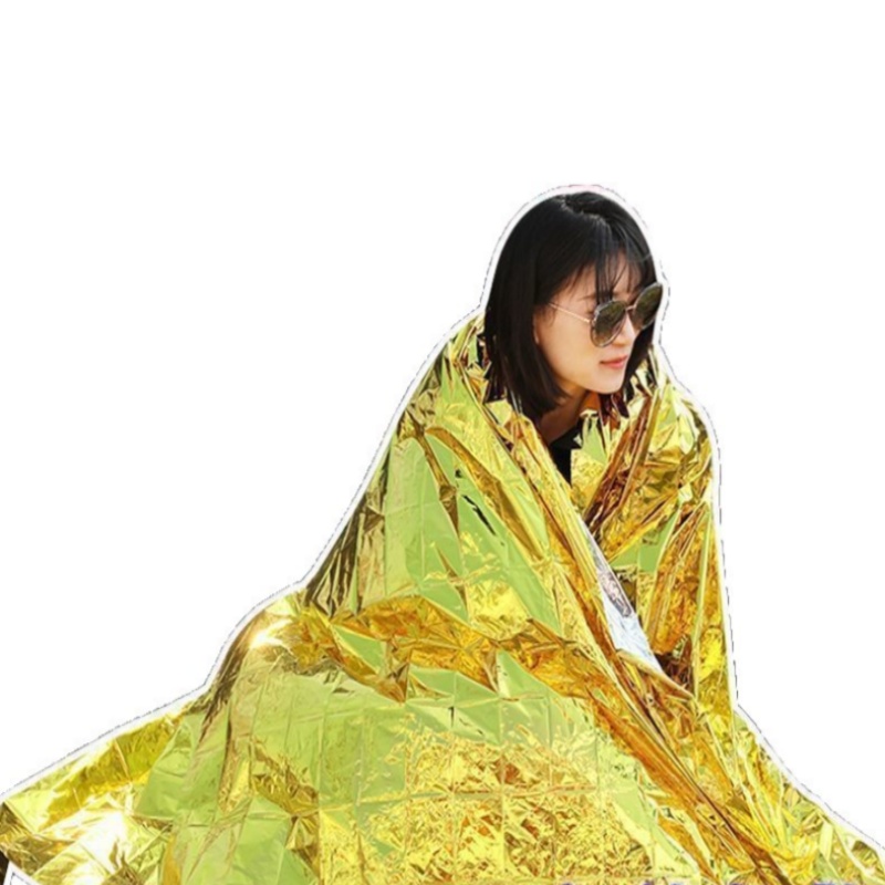 130×210cm ゴールドマイラーサバイバルブランケット  - Survival Blanket Reflective のレビューと価格