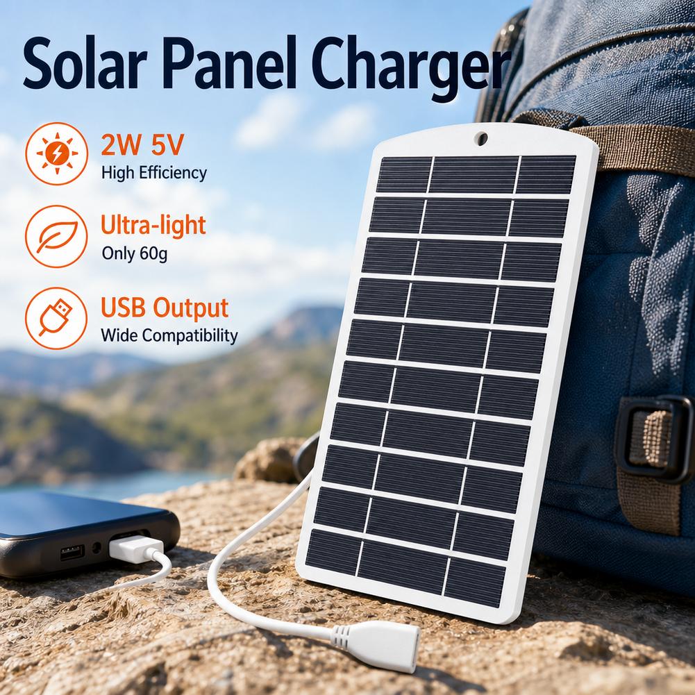 携帯用USBソーラーパネル充電器。安全で安定した充電が可能。 - Solar Emergency Charger のレビューと価格