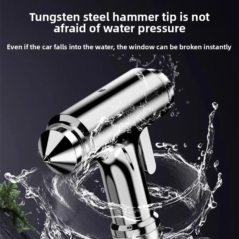 車用安全ハンマー、車窓破壊器、緊急ハンマー、シートベルトカッ - Rescue Rope Throw のレビューと価格
